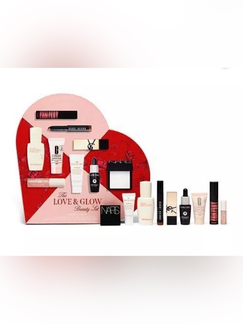 The  Love & Glow Beauty Set - 9 pieces